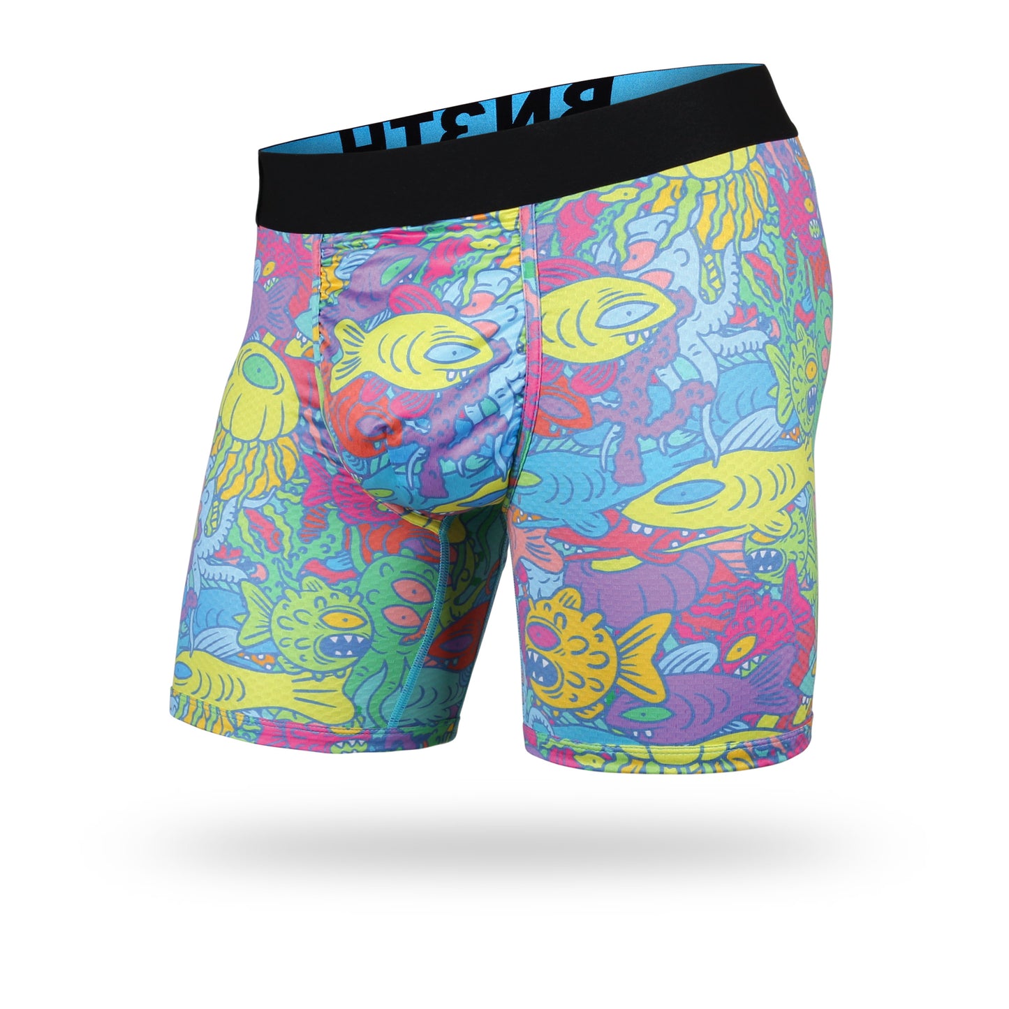 BN3TH MEN'S ENTOURAGE BOXER BRIEF: GO FISH