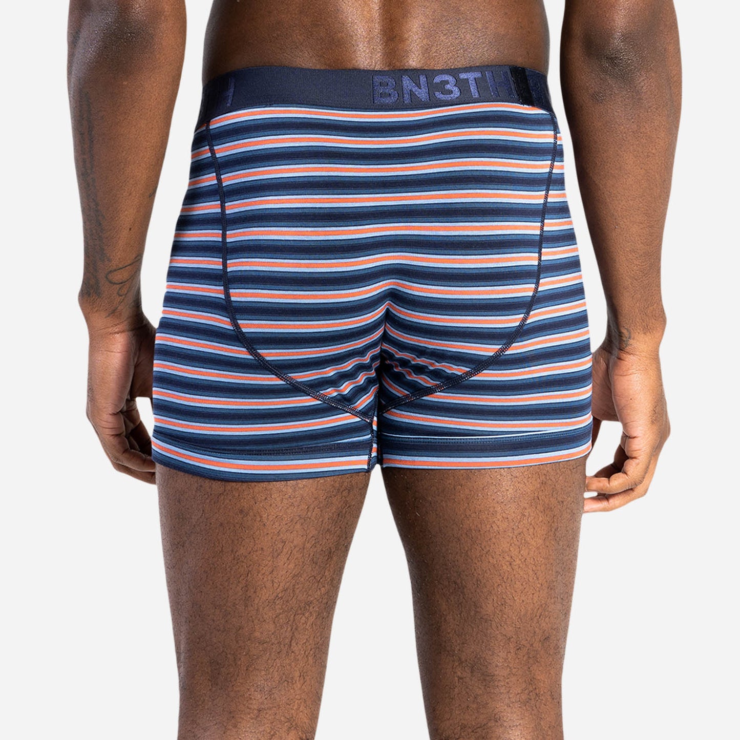 CLASSIC TRUNK: TRACK STRIPE DARK NAVY