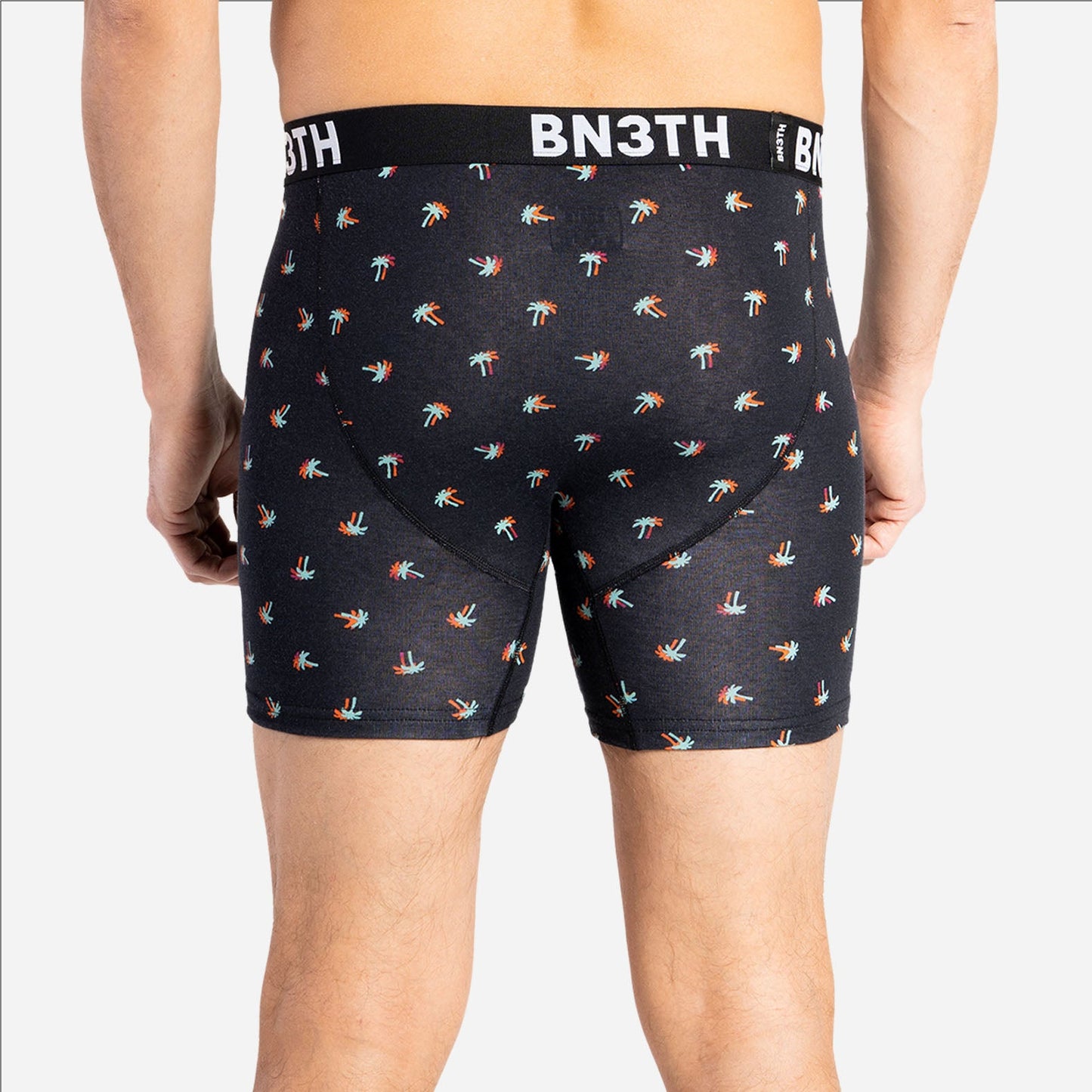 OUTSET BOXER BRIEF: ELECTRIC HAWAIIAN BLACK
