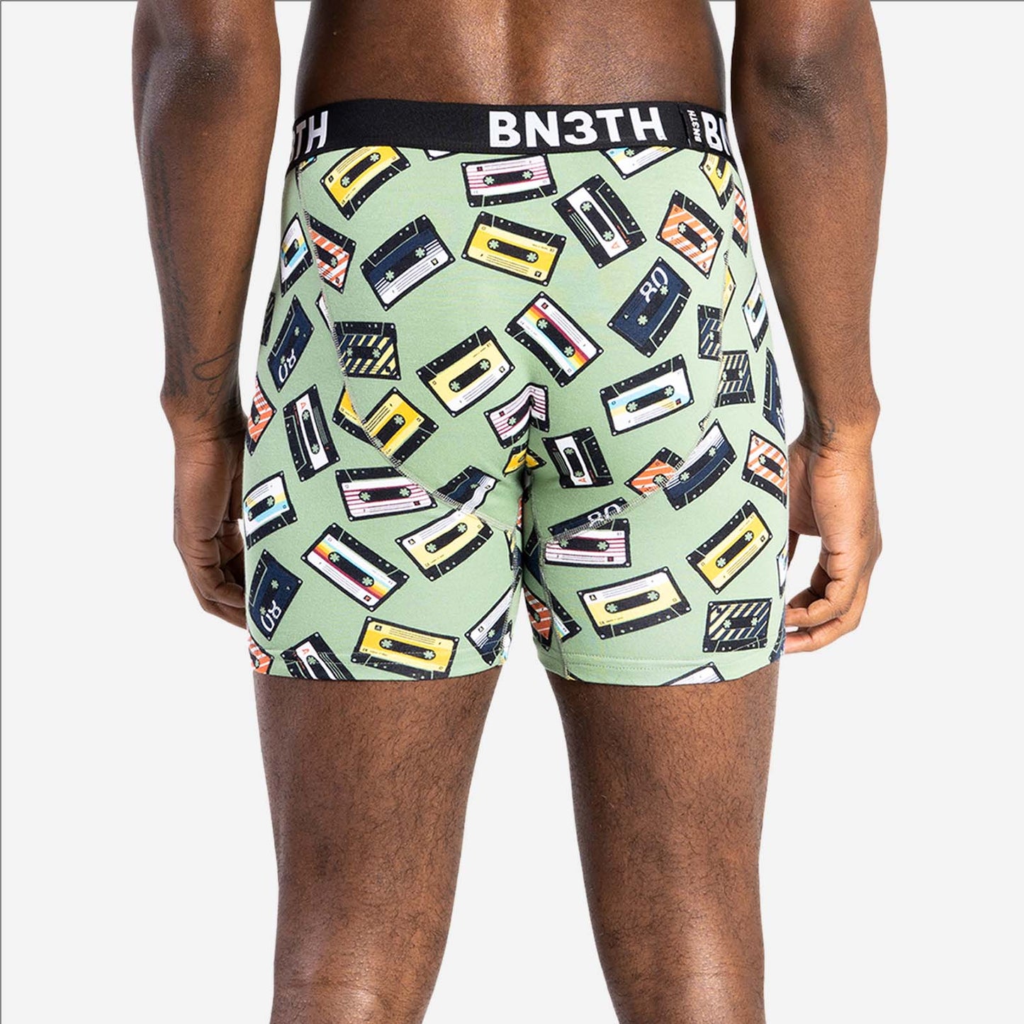 OUTSET BOXER BRIEF: CASSETTE MADNESS CEDAR