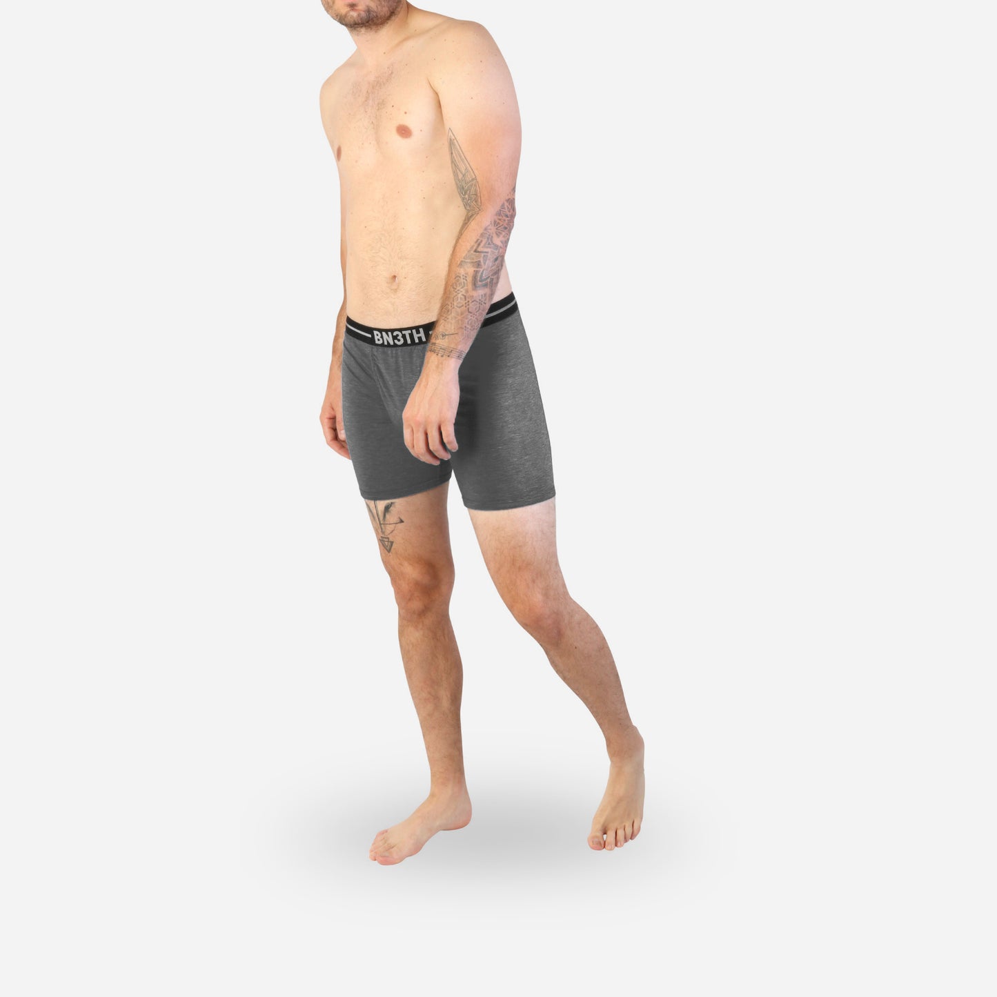 Bn3th Men's Infinite Ionic+ Boxer Brief :ASH