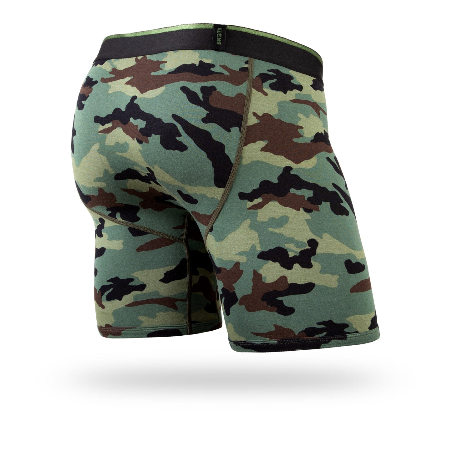 BN3TH MEN'S CLASSICS BOXER BRIEF: CAMO GREEN