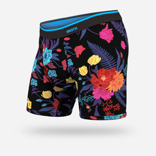 CLASSIC BOXER BRIEF : GARDEN PARTY BLACK