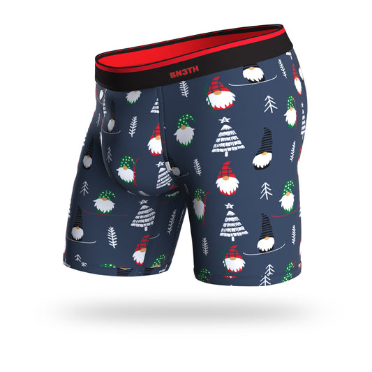 CLASSIC BOXER BRIEF : GNOME FOR THE HOLIDAYS NAVY